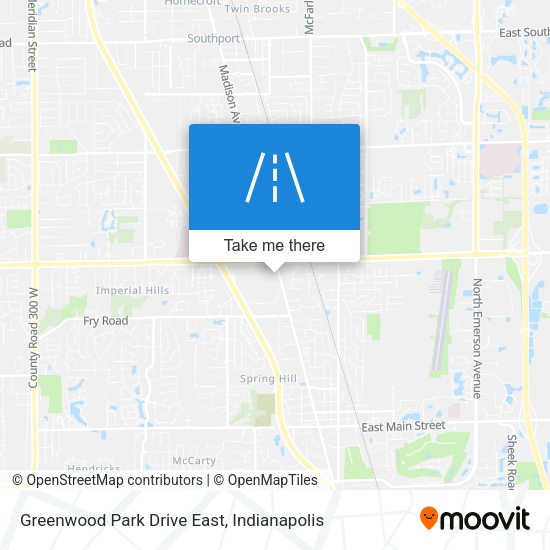 Greenwood Park Drive East map