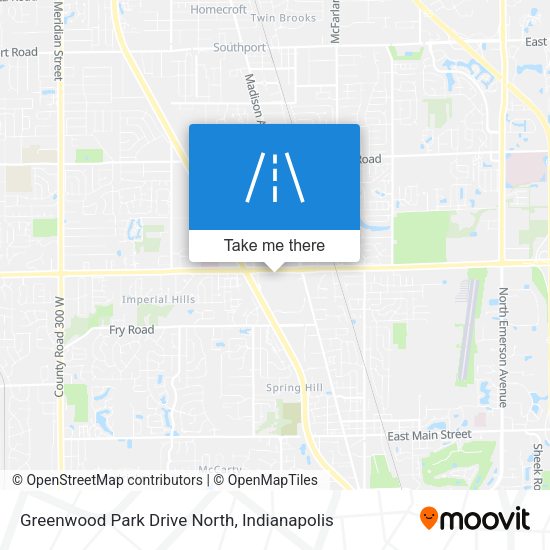 Greenwood Park Drive North map