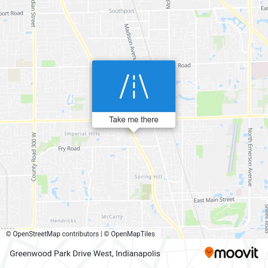 Mapa de Greenwood Park Drive West