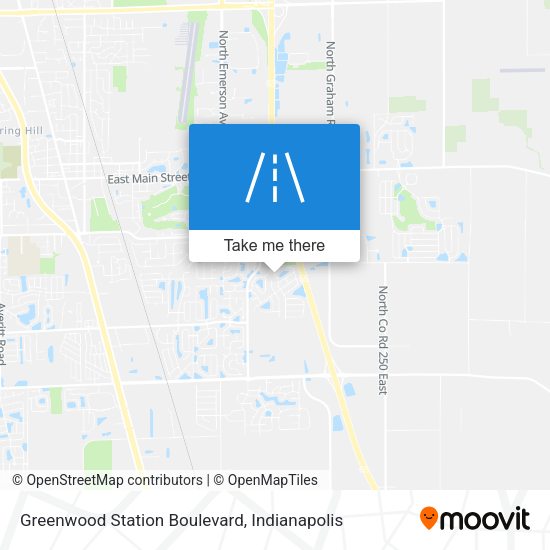 Greenwood Station Boulevard map