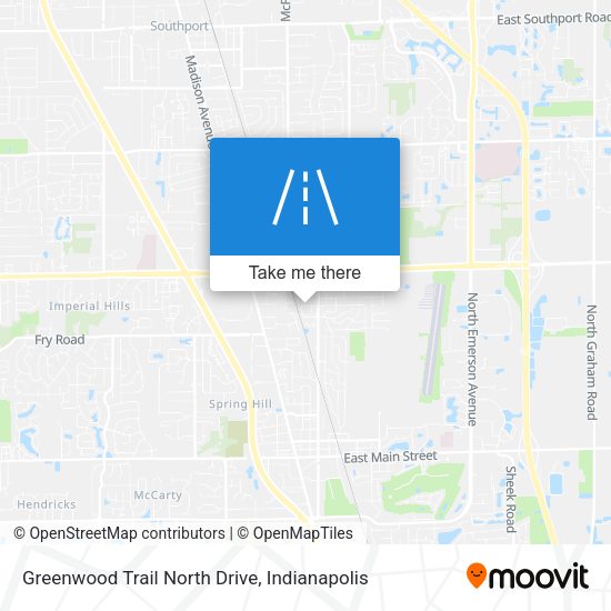 Greenwood Trail North Drive map