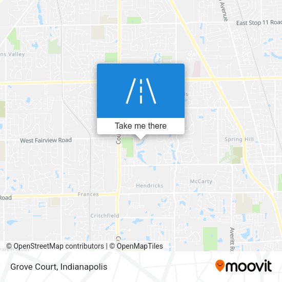 Mapa de Grove Court