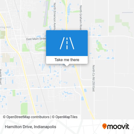 Hamilton Drive map