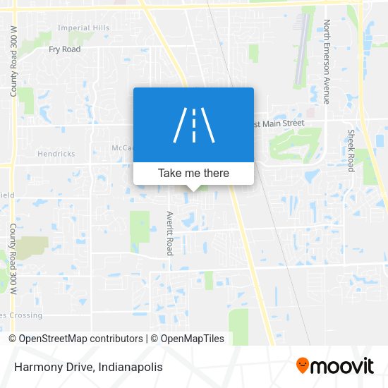 Harmony Drive map