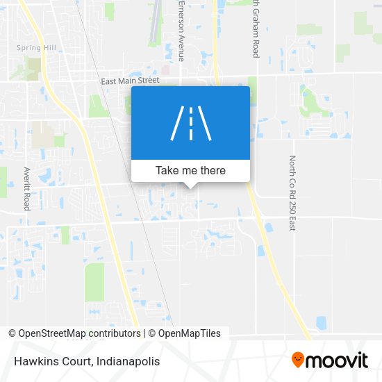 Hawkins Court map