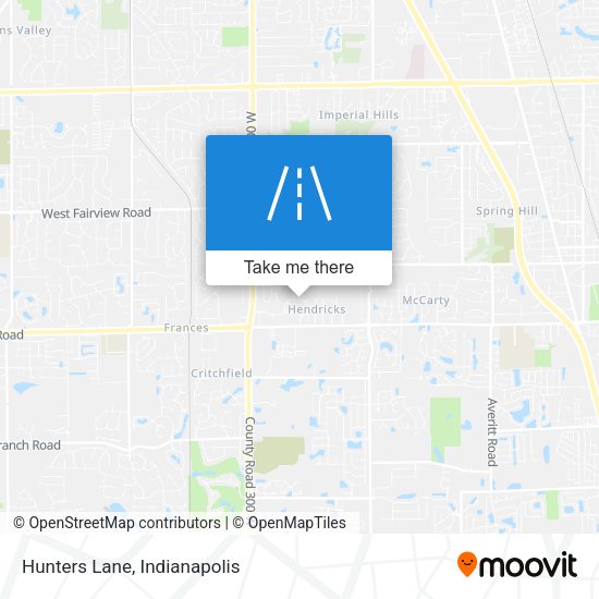 Mapa de Hunters Lane