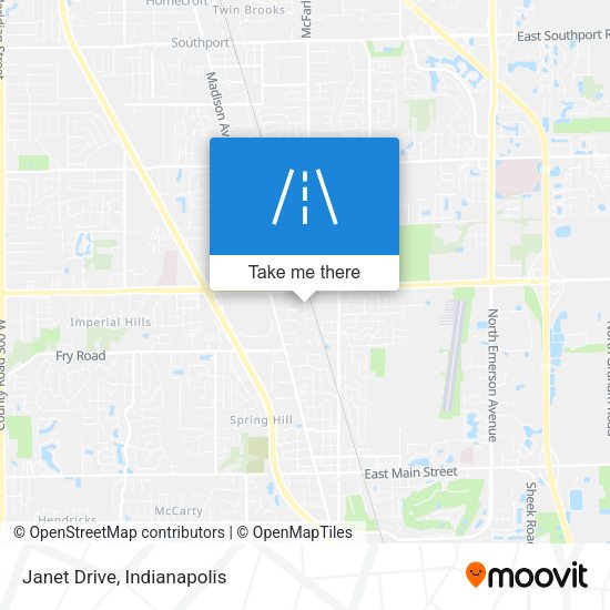 Mapa de Janet Drive