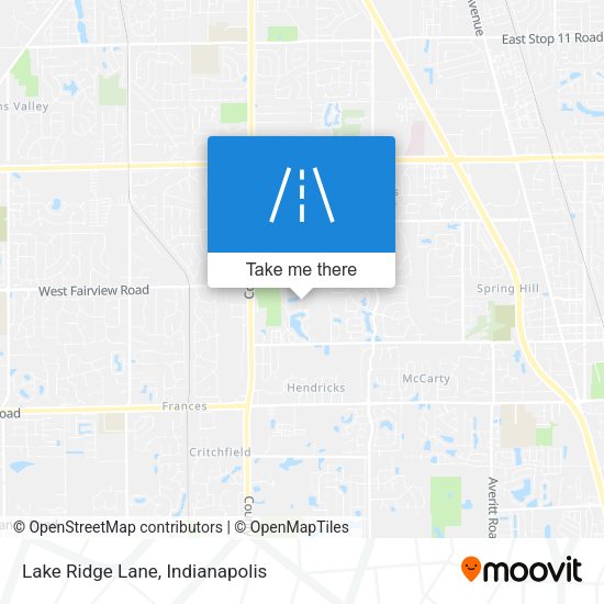 Mapa de Lake Ridge Lane