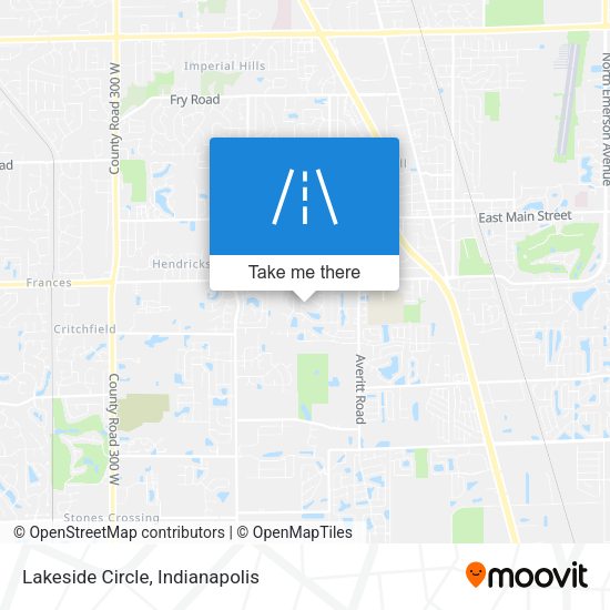 Lakeside Circle map