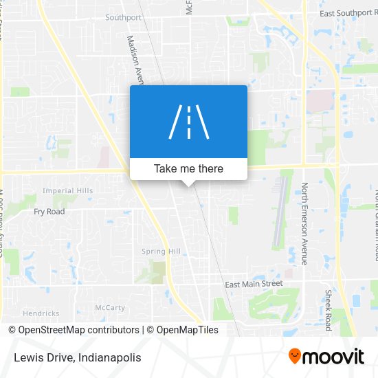 Mapa de Lewis Drive