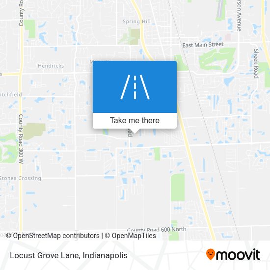 Locust Grove Lane map