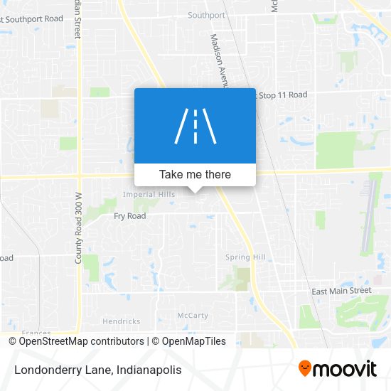 Londonderry Lane map