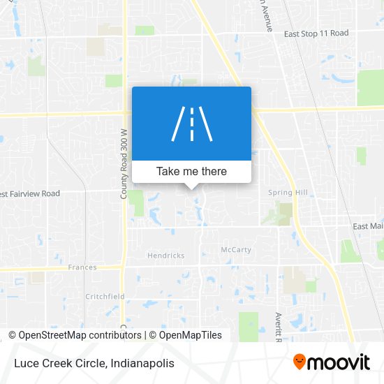 Luce Creek Circle map
