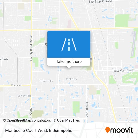 Monticello Court West map