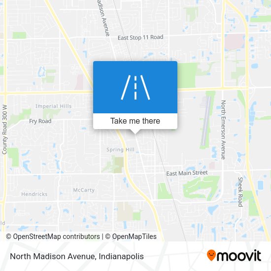 Mapa de North Madison Avenue