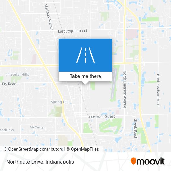 Mapa de Northgate Drive