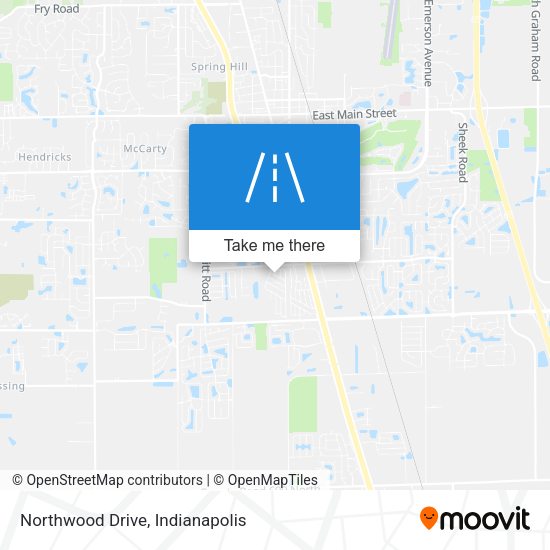 Northwood Drive map