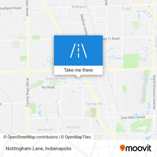 Mapa de Nottingham Lane