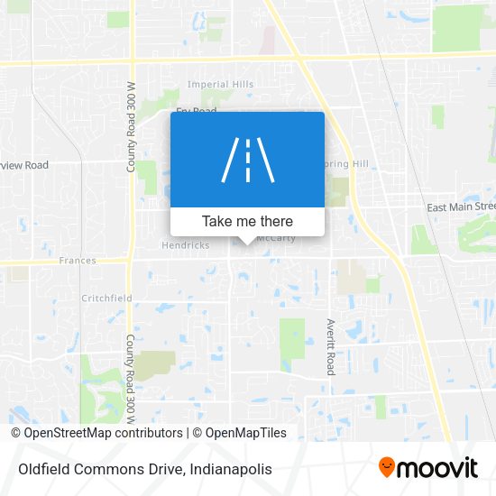 Oldfield Commons Drive map