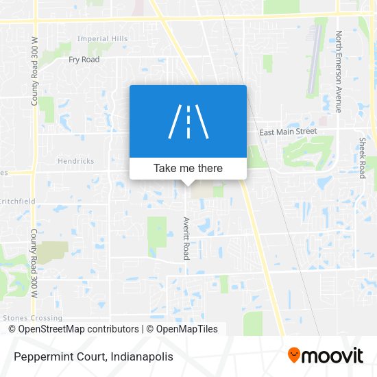 Mapa de Peppermint Court