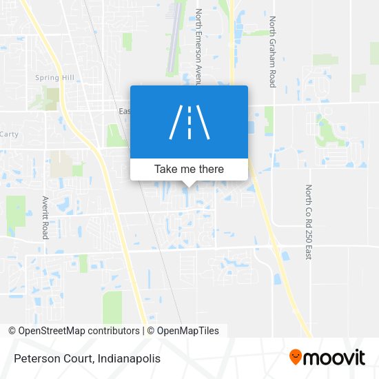Peterson Court map