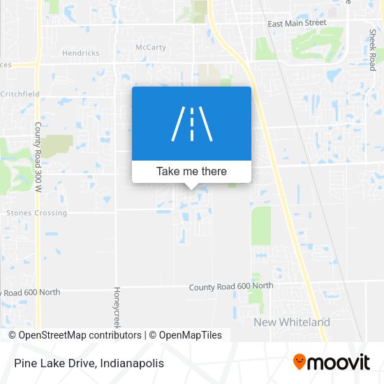 Pine Lake Drive map