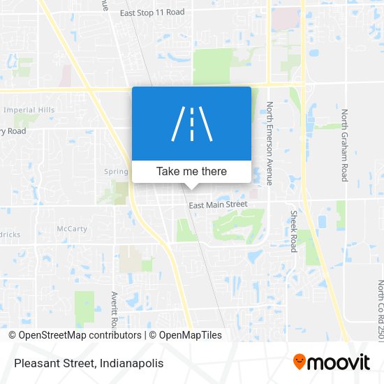 Pleasant Street map