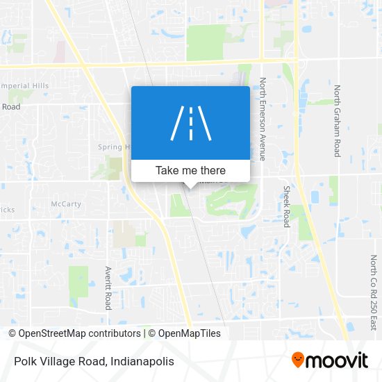 Mapa de Polk Village Road