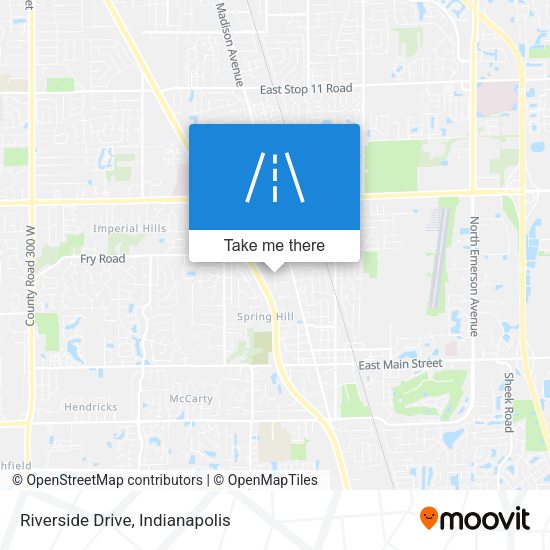 Riverside Drive map