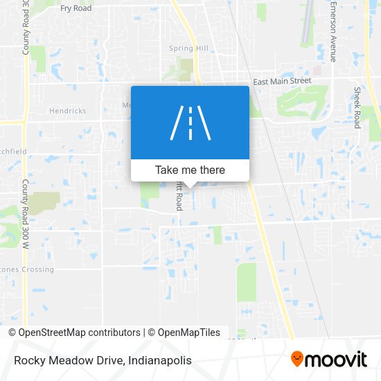 Rocky Meadow Drive map