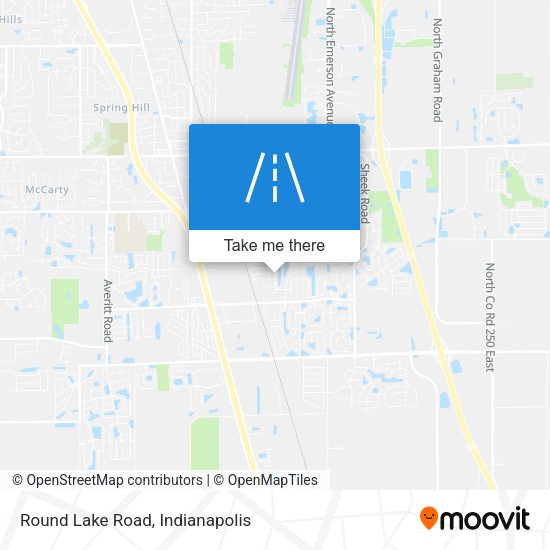 Round Lake Road map