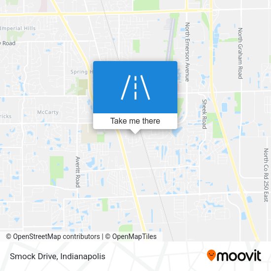 Mapa de Smock Drive