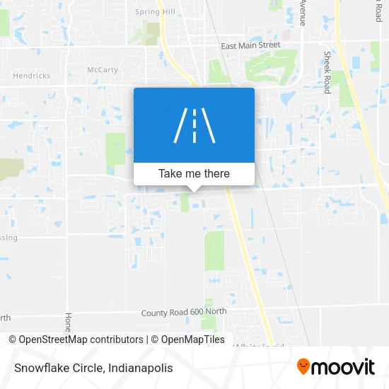 Snowflake Circle map