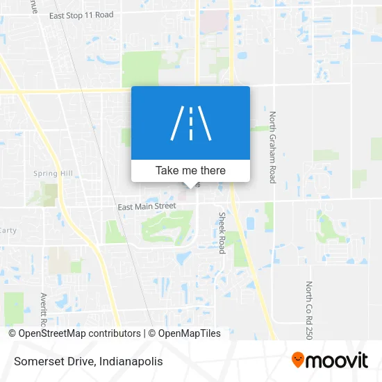 Somerset Drive map