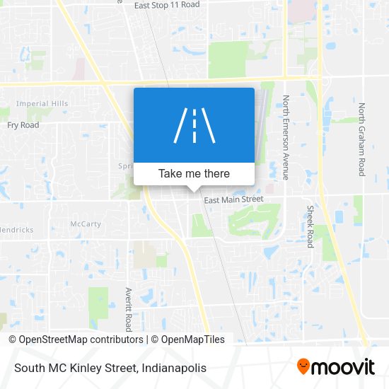Mapa de South MC Kinley Street