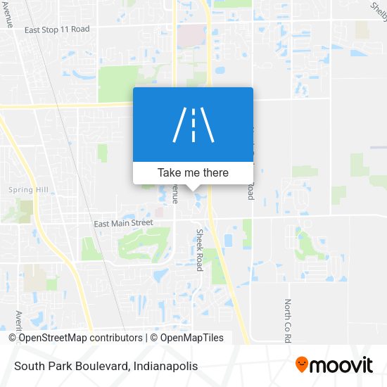 Mapa de South Park Boulevard