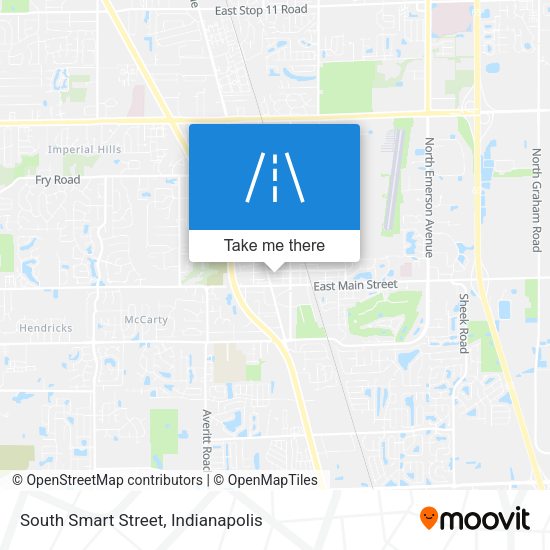South Smart Street map