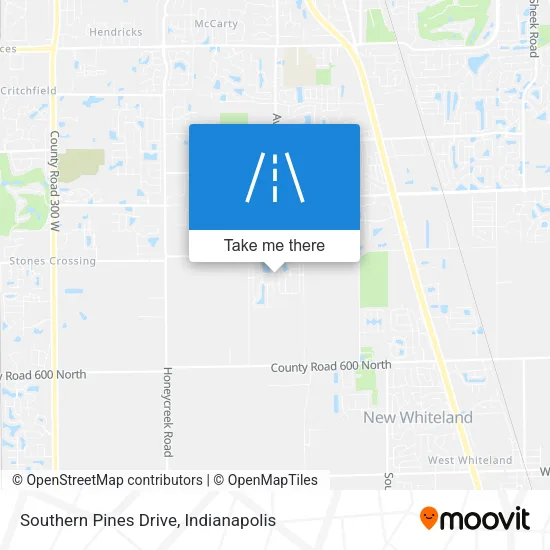 Southern Pines Drive map