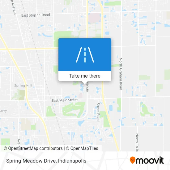 Spring Meadow Drive map