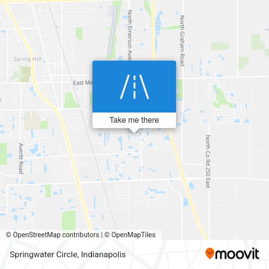 Springwater Circle map
