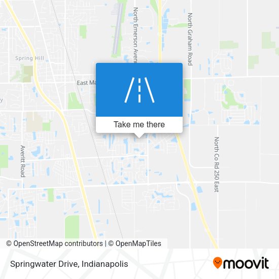 Mapa de Springwater Drive