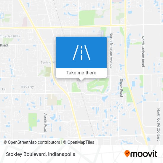 Stokley Boulevard map