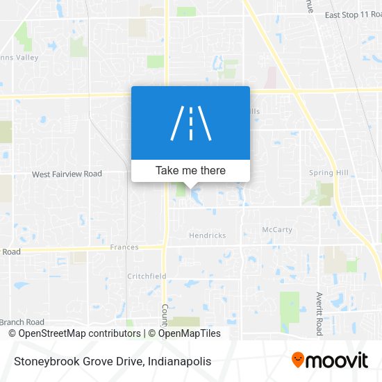 Stoneybrook Grove Drive map