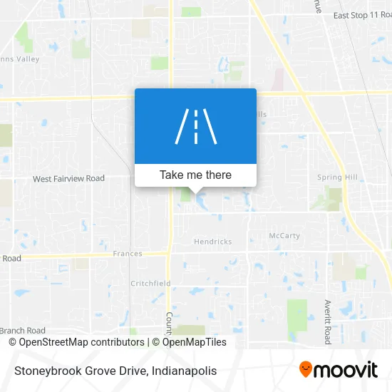 Stoneybrook Grove Drive map