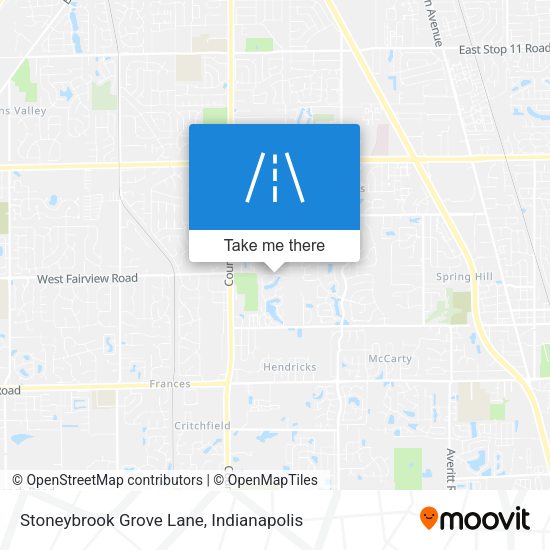 Mapa de Stoneybrook Grove Lane