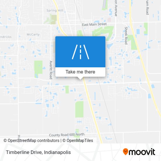 Timberline Drive map