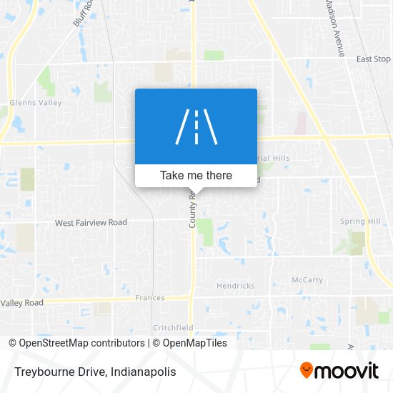 Mapa de Treybourne Drive