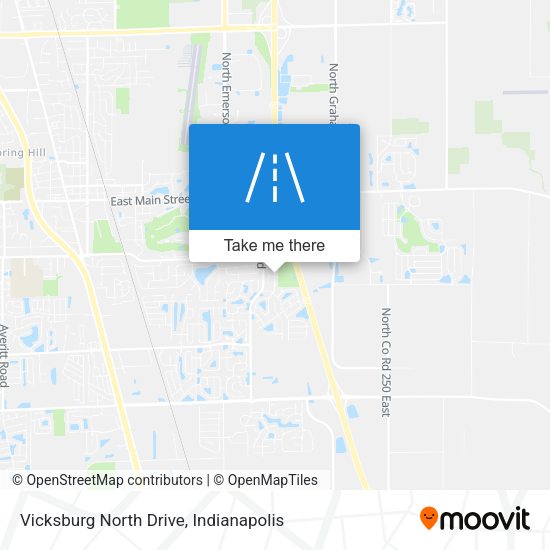 Vicksburg North Drive map