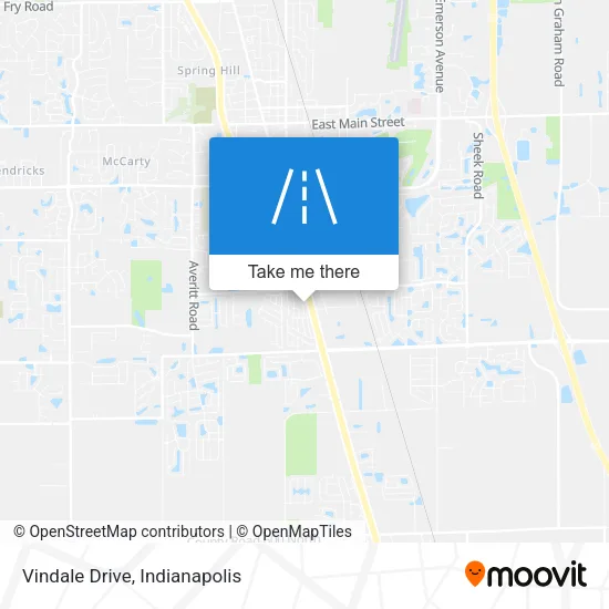 Vindale Drive map