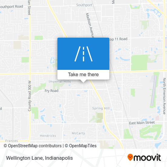 Wellington Lane map